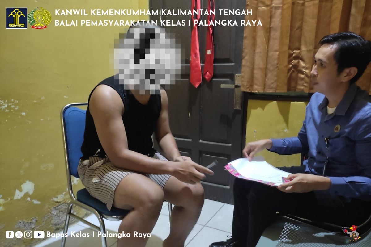 Pendampingan ABH di Polres Gunung Mas, PK Muda Bapas Palangka Raya Upayakan yang Terbaik Bagi Anak